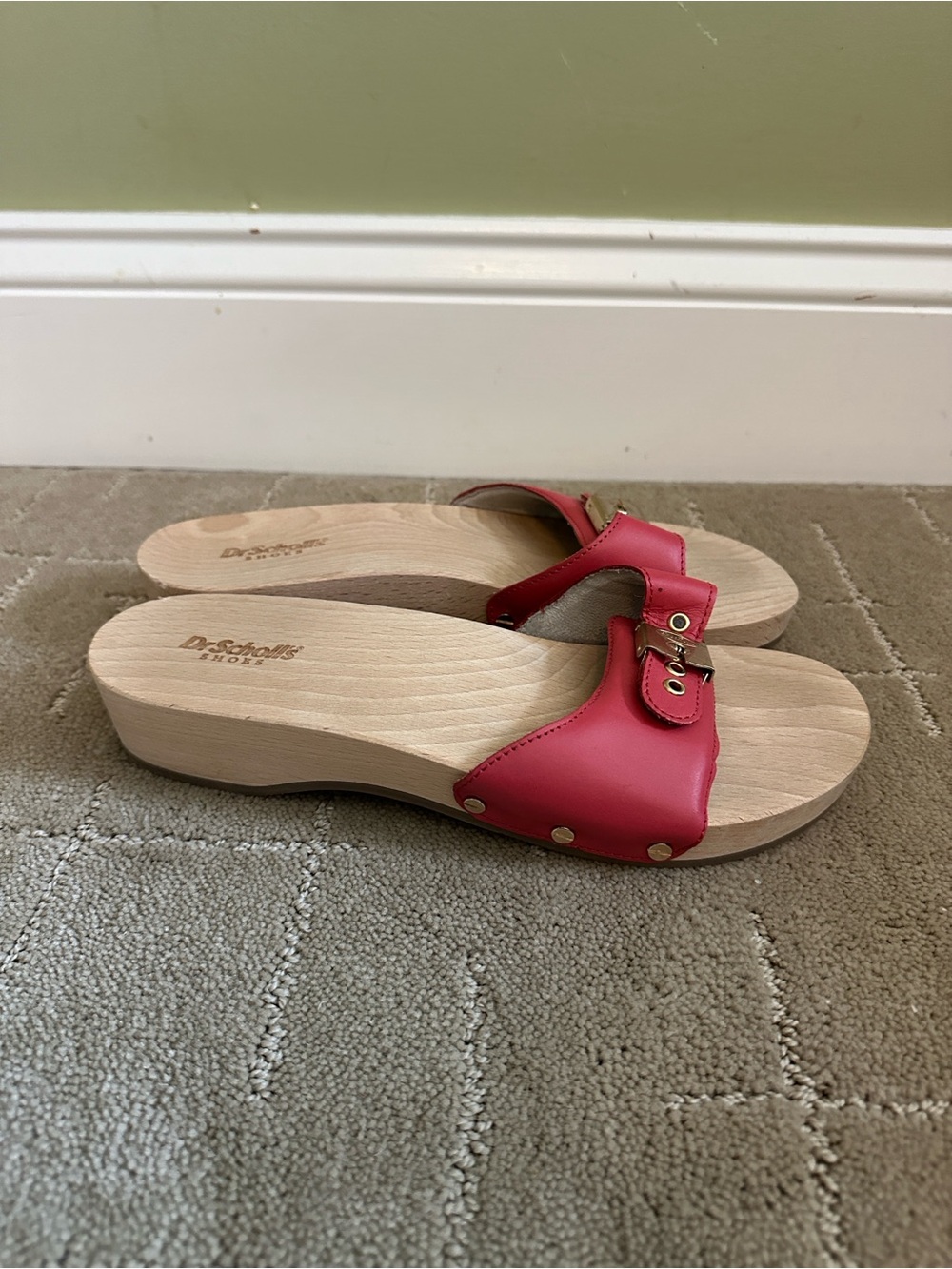 Dr. Scholl’s original sandal in red size 9 - Picture 2 of 7